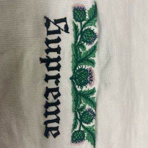 Authentic Supreme LS t-shirt with Roses, size large